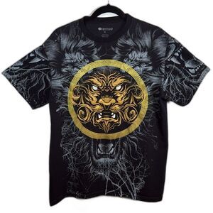 Buffalo Outdoors Ancient Lion Short Sleeve T-Shirt Size Large